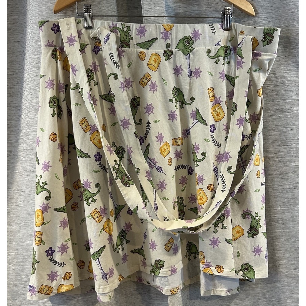 Hot Topic Disney Tangled Rapunzel Pascal Lantern‎ Suspender Skirt Plus Size 4